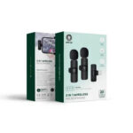 میکروفون بی سیم گرین لاین مدل ۳IN1 WIRELESS MICHROPHONE GREEN LION 2