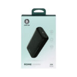 پاوربانک بی سیم گرین لاین مدل GNROME10KPBBK ظرفیت 10000 میلی آمپر ساعت
