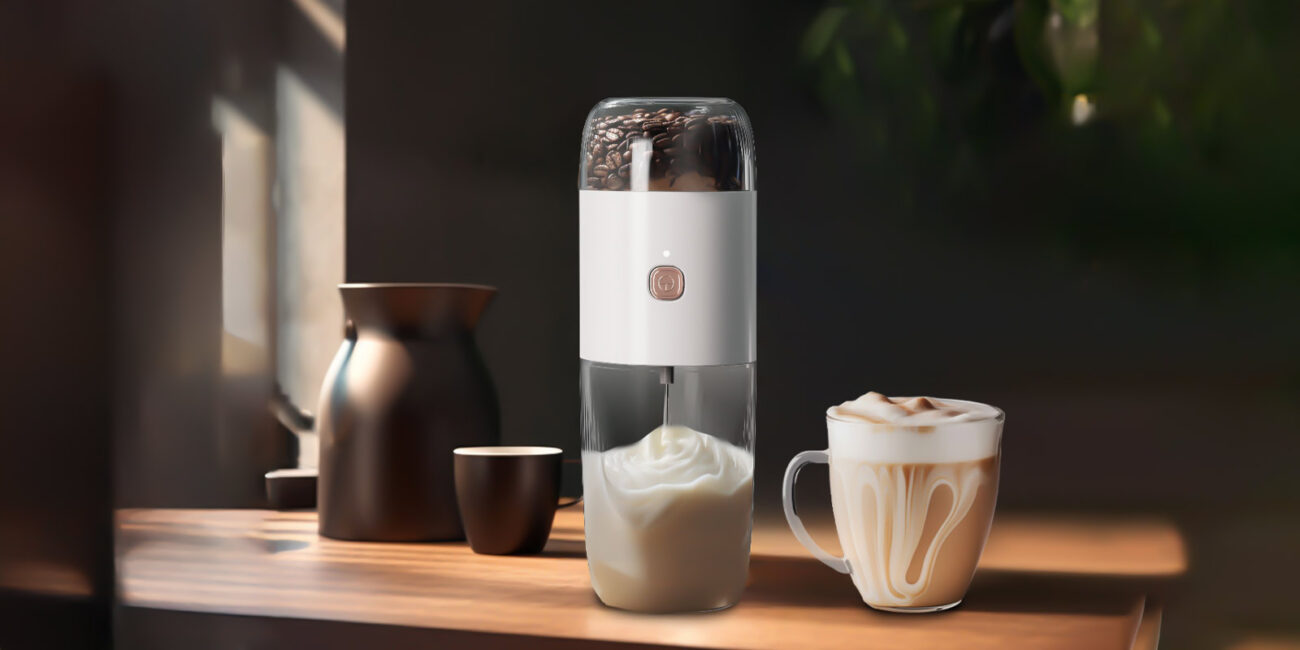 فوم دهنده شیر و آسیاب قهوه پرتابل لپرسو (LePresso Coffee Grinder and Milk Frothing)