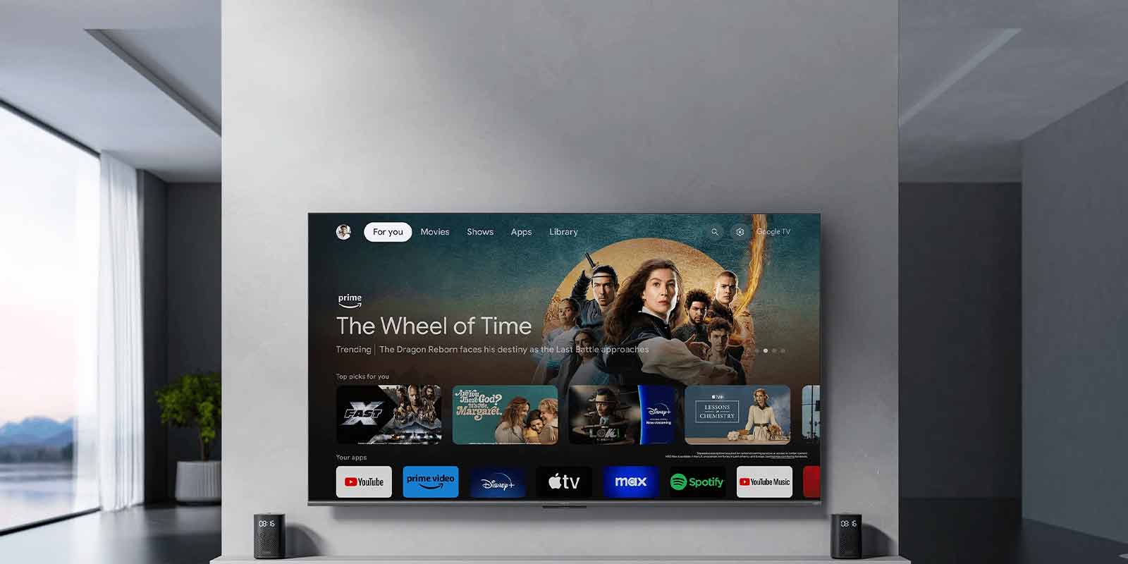 ویژگی‌های هوشمند پیشرفته با Google TV