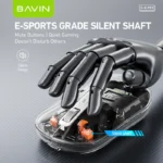 موس وایرلس گیمینگ سایلنت سه حالته باوین Bavin K9935