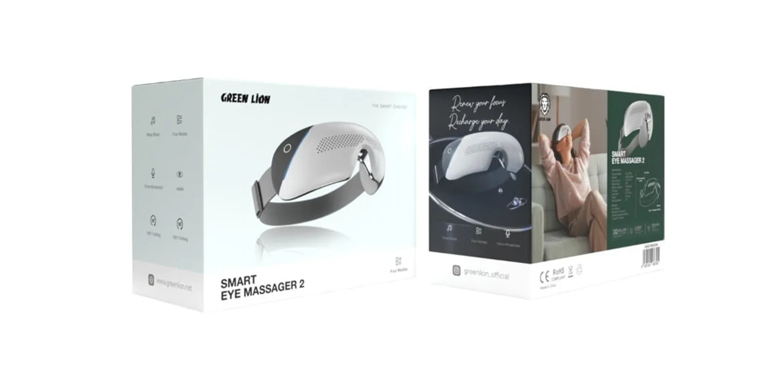 معرفی ماساژور چشم هوشمند گرین لاین مدل Smart Eye Massager 2