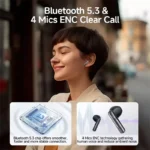 هندزفری بلوتوثی کیو سی وای AilyBuds Clear T32 1