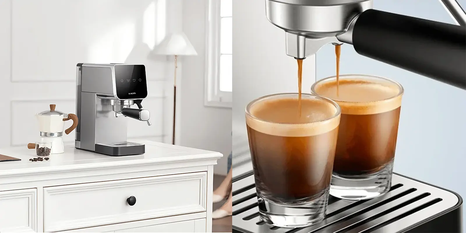 دستگاه اسپرسو ساز شیائومی مدل Xiaomi Semi-Automatic Espresso Machine CME003