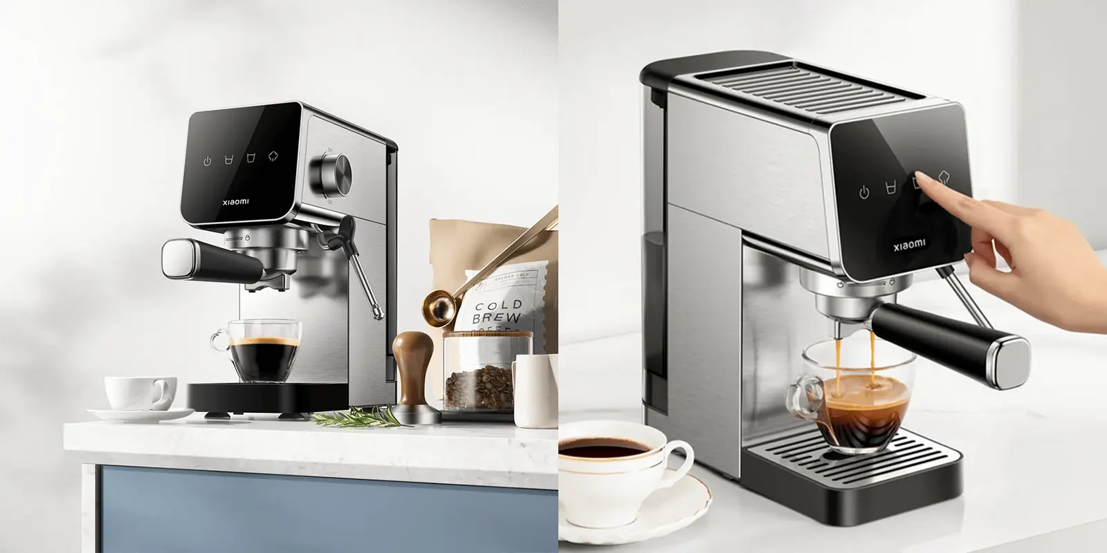 دستگاه اسپرسو ساز شیائومی مدل Xiaomi Semi-Automatic Espresso Machine CME003