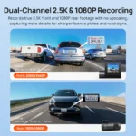 دوربین خودرو شیائومی 70mai A410 set Dash Cam همراه دوربین عقب4