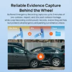 دوربین خودرو شیائومی 70mai A410 set Dash Cam همراه دوربین عقب3