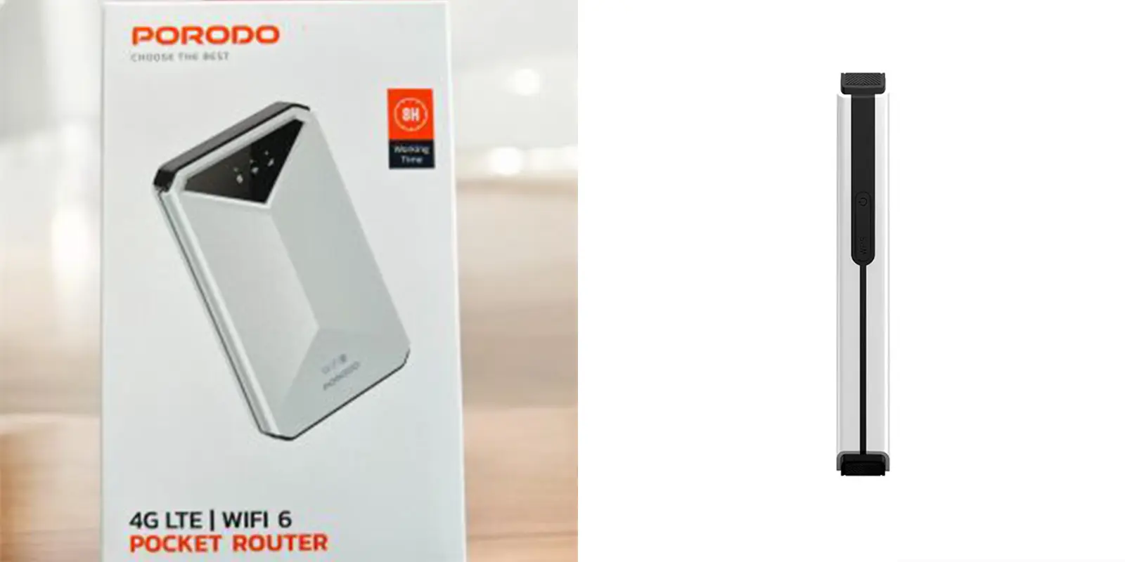 مودم جیبی 4G LTE پرودو مدل PD-PT4GRWD WiFi 6